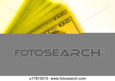 Stock Illustration - layered twenty dollar bills. Fotosearch