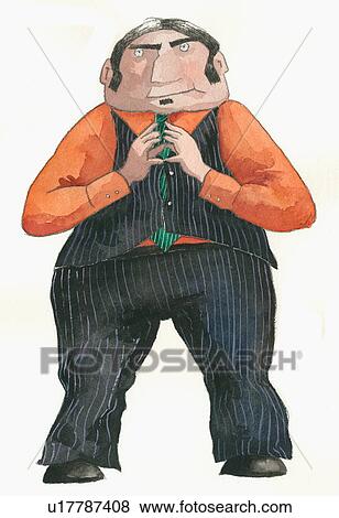 Businessman View Large Illustration Stock Illustration - Businessman. Fotosearch