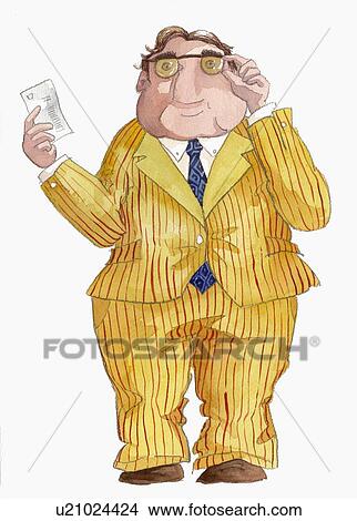 Stock Illustration - Male business man. Fotosearch