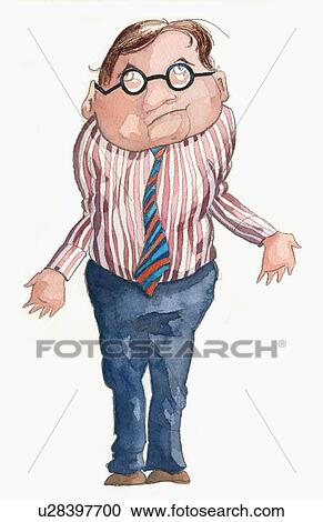 Clipart - Man shrugging his shoulders. Fotosearch