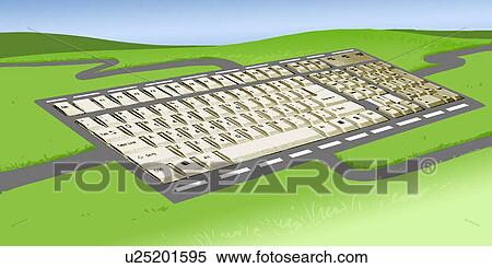Roads leading to the computer keyboard View Large Illustration Stock Illustration - Roads leading to the computer keyboard. Fotosearch