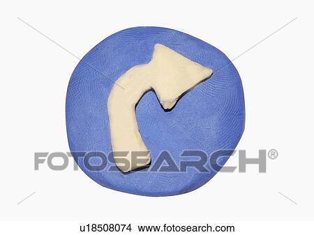 Right hand turn ahead sign View Large Illustration Stock Illustration - Right hand turn ahead sign. Fotosearch