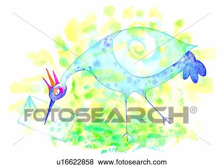 painting, birthday, bird, turkey, watercolor View Large Illustration Stock Illustration - painting, birthday, bird, turkey, watercolor. Fotosearch