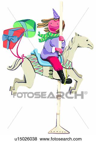 painting, watercolor, birthday, child, girl, smile View Large Illustration Stock Illustration - painting, watercolor, birthday, child, girl, smile. Fotosearch