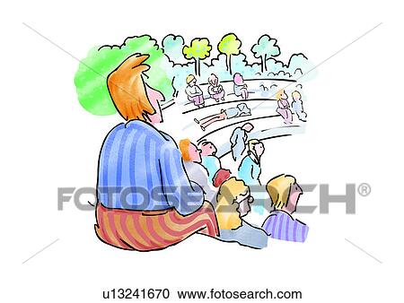 caricature, cartoon, comic, figure, personage, character, role View Large Illustration Clipart - caricature, cartoon, comic, figure, personage, character, role. Fotosearch