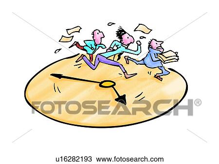 Drawing - caricature, cartoon, comic, figure, personage, character, roleworker. Fotosearch