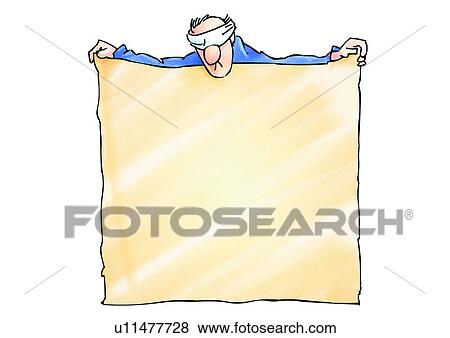 Stock Illustration - caricature, cartoon, comic, figure, personage, character, role. Fotosearch