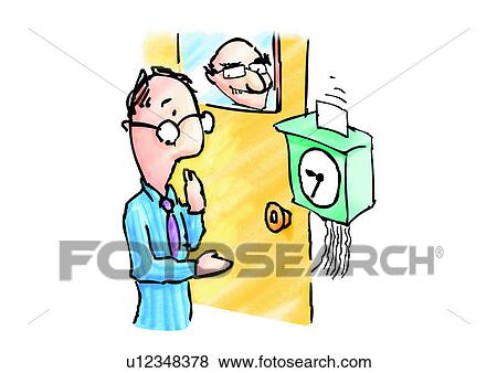 Stock Illustration - caricature, cartoon, comic, figure, personage, character, role. Fotosearch
