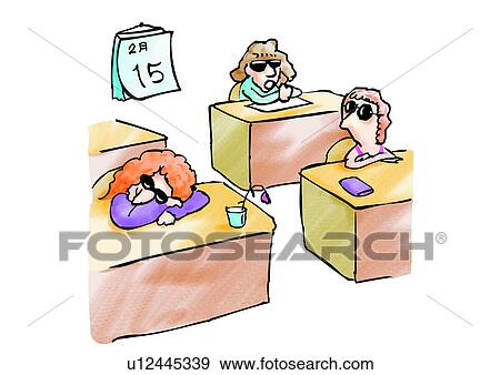 caricature, cartoon, comic, figure, personage, character, role View Large Illustration Stock Illustration - caricature, cartoon, comic, figure, personage, character, role. Fotosearch