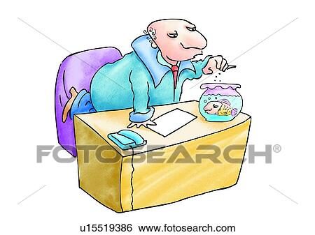 Stock Illustration - caricature, cartoon, comic, figure, personage, character, role. Fotosearch