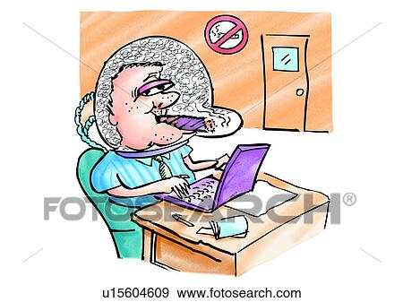 Stock Illustration - caricature, cartoon, comic, figure, personage, character, role. Fotosearch