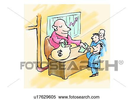Stock Illustration - caricature, cartoon, comic, figure, personage, character, role. Fotosearch