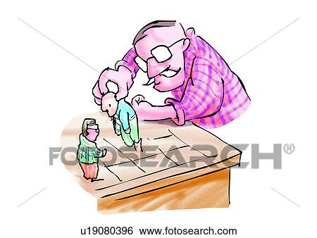 caricature, cartoon, comic, figure, personage, character, role View Large Illustration Stock Illustration - caricature, cartoon, comic, figure, personage, character, role. Fotosearch