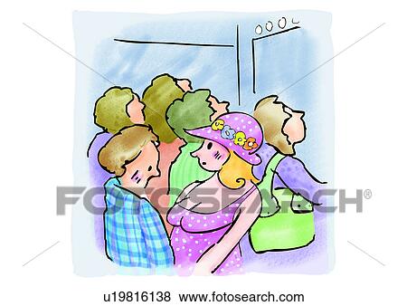 caricature, cartoon, comic, figure, personage, character, role View Large Illustration Stock Illustration - caricature, cartoon, comic, figure, personage, character, role. Fotosearch