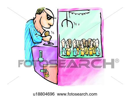 caricature, male, character, place, figure, cartoon View Large Illustration Stock Illustration - caricature, male, character, place, figure, cartoon. Fotosearch