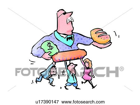 money, property, character, boss, caricature, comic, role View Large Illustration Stock Illustration - money, property, character, boss, caricature, comic, role. Fotosearch