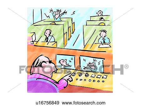 role, comic, caricature, character, cartoon, control, personage View Large Illustration Stock Illustration - role, comic, caricature, character, cartoon, control, personage. Fotosearch