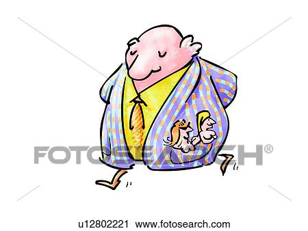 senior citizen, figure, personage, role, greybeard, walk, comic View Large Illustration Clip Art - senior citizen, figure, personage, role, greybeard, walk, comic. Fotosearch