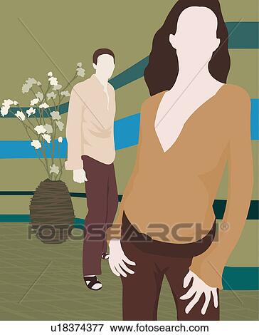 Stock Illustration - Casual Clothing, Digitally Generated Image, Illustration And Painting. Fotosearch