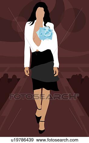 Stock Illustration - Casual Clothing, Digitally Generated Image, High Heels. Fotosearch