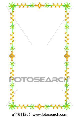 flower, frame, rim, leaf View Large Illustration Stock Illustration - flower, frame, rim, leaf. Fotosearch