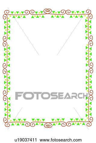 rim, frame, flower, leaf View Large Illustration Clip Art - rim, frame, flower, leaf. Fotosearch