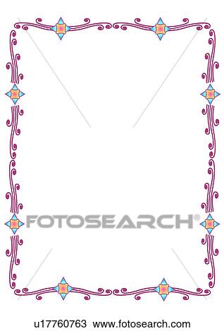 rim, frame, flower, leaf View Large Illustration Drawing - rim, frame, flower, leaf. Fotosearch