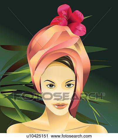 Clip Art - Close-Up, Flower. Fotosearch