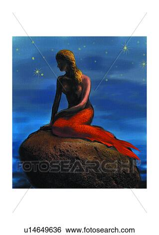 benthos, ocean, sea, animal, mermaid View Large Illustration Stock Illustration - benthos, ocean, sea, animal, mermaid. Fotosearch