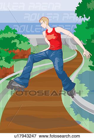 Stock Illustration - painting, vanity, artistic, indoors, artwork, modern art. Fotosearch