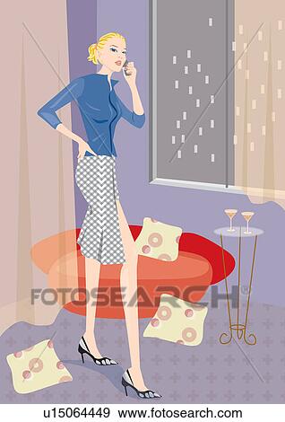 Stock Illustration - view, appearance, graphic, decorative, drawing, artwork. Fotosearch