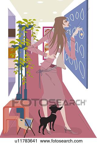 vision, figure, blonde hair, conceptualized, animal, detail View Large Illustration Clip Art - vision, figure, blonde hair, conceptualized, animal, detail. Fotosearch