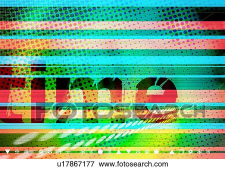 Close-up of text superimposed on a dotted background View Large Illustration Stock Illustration - Close-up of text superimposed on a dotted background. Fotosearch