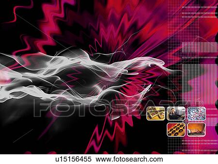 White smoke superimposed on a red background View Large Illustration Stock Illustration - White smoke superimposed on a red background. Fotosearch