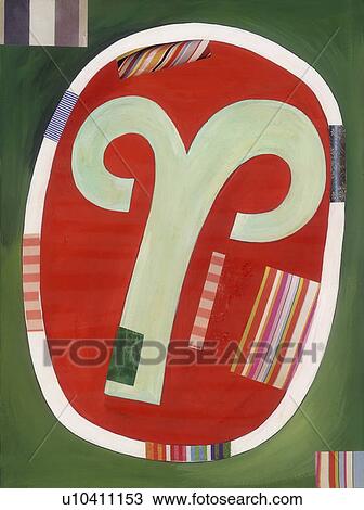 Aries symbol View Large Illustration Drawing - Aries symbol. Fotosearch