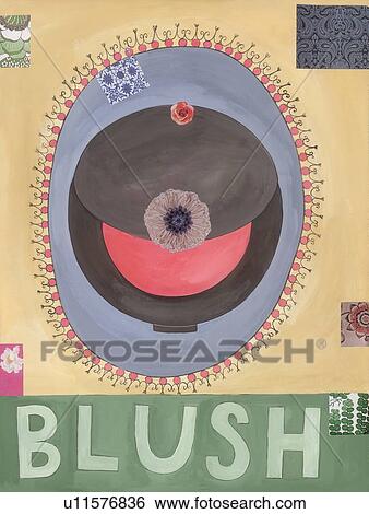 Stock Illustration - Blush. Fotosearch