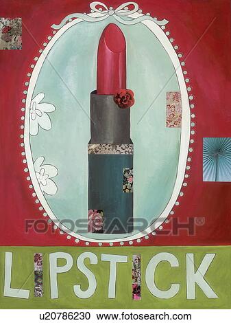 Clipart - Lipstick. Fotosearch