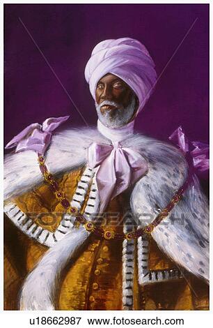 Arabian royalty in turban View Large Illustration Stock Illustration - Arabian royalty in turban. Fotosearch