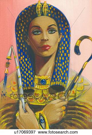 Cleopatra View Large Illustration Stock Illustration - Cleopatra. Fotosearch