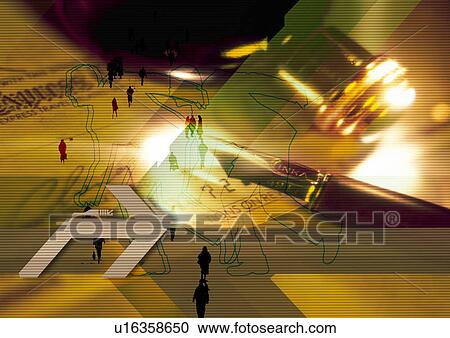 Glowing spots superimposed on a brown striped pattern View Large Illustration Clipart - Glowing spots superimposed on a brown striped pattern. Fotosearch