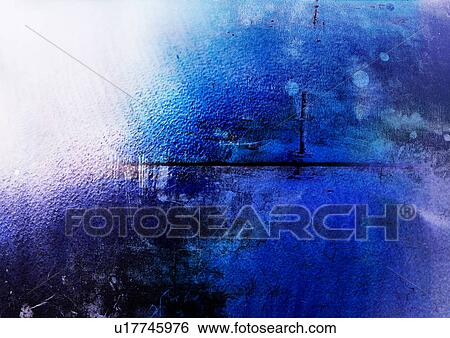 Stock Illustration - Blue and black pattern on a rugged surface. Fotosearch