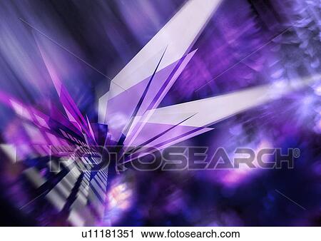 Light streaks superimposed on a purple background View Large Illustration Clip Art - Light streaks superimposed on a purple background. Fotosearch