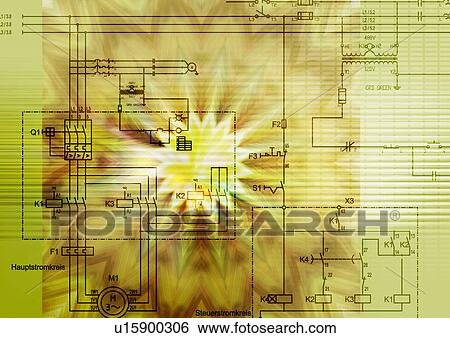 Blueprint superimposed on a yellow flower View Large Illustration Stock Illustration - Blueprint superimposed on a yellow flower. Fotosearch