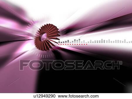 Digital image of an abstract explosion View Large Illustration Clipart - Digital image of an abstract explosion. Fotosearch