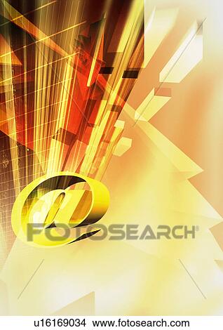Internet symbol superimposed on a glowing background View Large Illustration Stock Illustration - Internet symbol superimposed on a glowing background. Fotosearch
