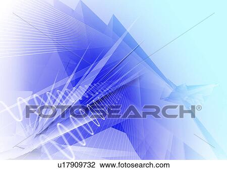 White wavy lines superimposed on a colored background View Large Illustration Drawing - White wavy lines superimposed on a colored background. Fotosearch