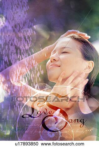 Spa products superimposed on a pastel background View Large Illustration Clipart - Spa products superimposed on a pastel background. Fotosearch