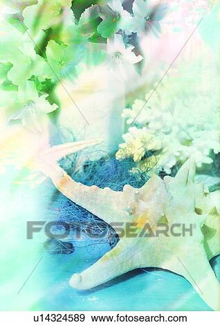 Spa products superimposed on a pastel background View Large Illustration Stock Illustration - Spa products superimposed on a pastel background. Fotosearch