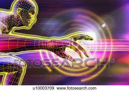 Side profile of a person superimposed on a purple background View Large Illustration Stock Illustration - Side profile of a person superimposed on a purple background. Fotosearch