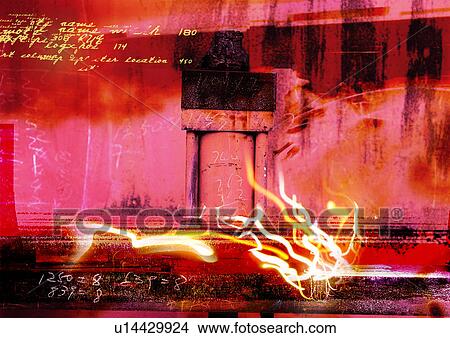 Light streaks superimposed on a red background View Large Illustration Stock Illustration - Light streaks superimposed on a red background. Fotosearch
